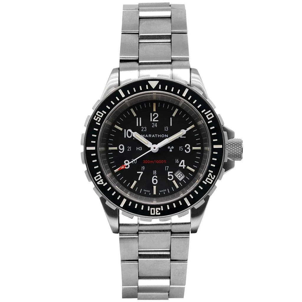 Marathon Large Diver's Quartz (TSAR) - 41mm No Government Markings Stainless Steel