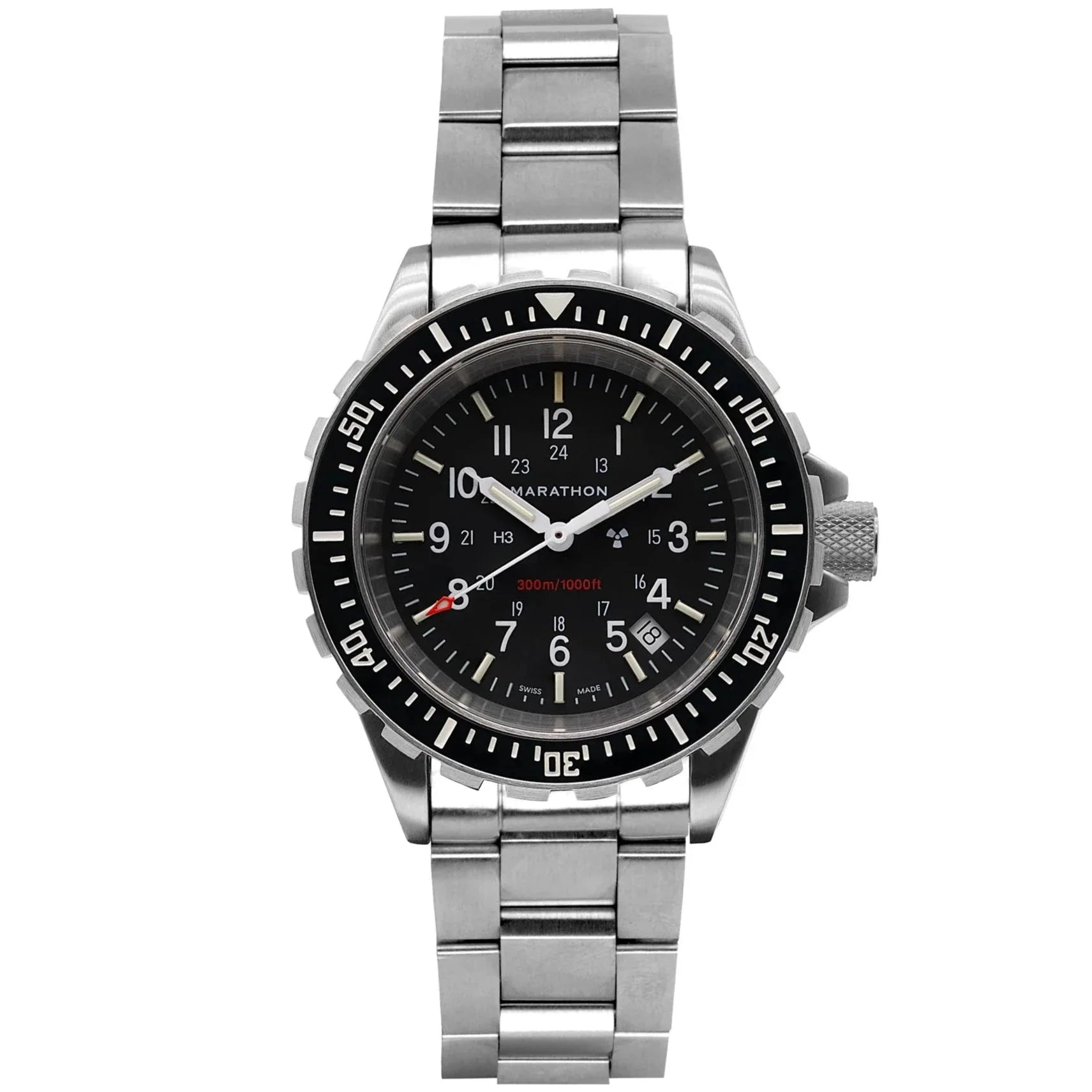 Marathon Large Diver's Quartz (TSAR) - 41mm No Government Markings Stainless Steel
