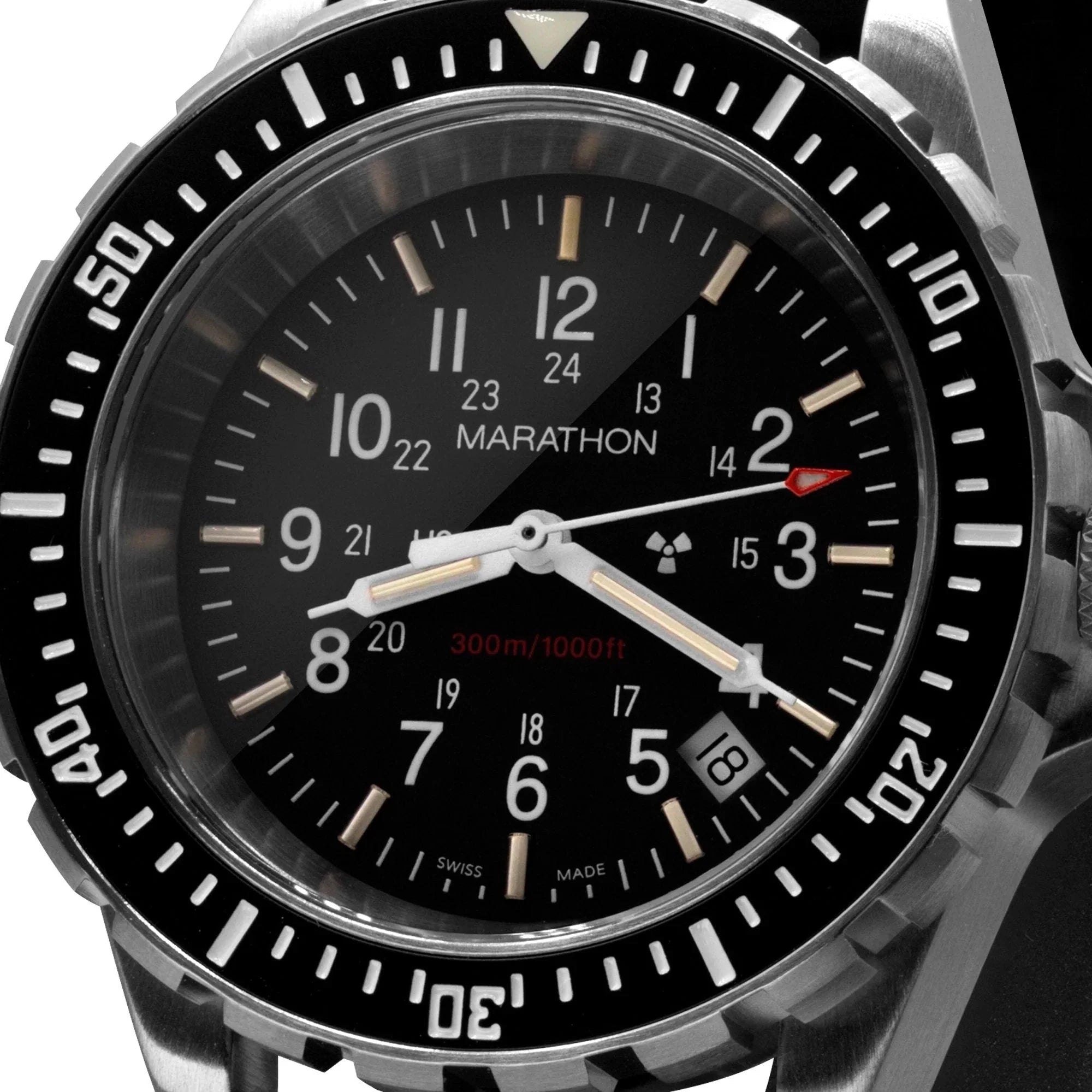 Marathon Large Diver's Quartz (TSAR) - 41mm No Government Markings Stainless Steel