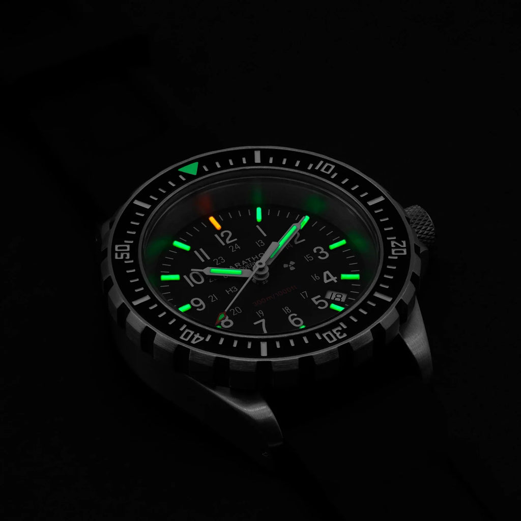 Marathon Large Diver's Quartz (TSAR) - 41mm US Government Marking Stainless Steel