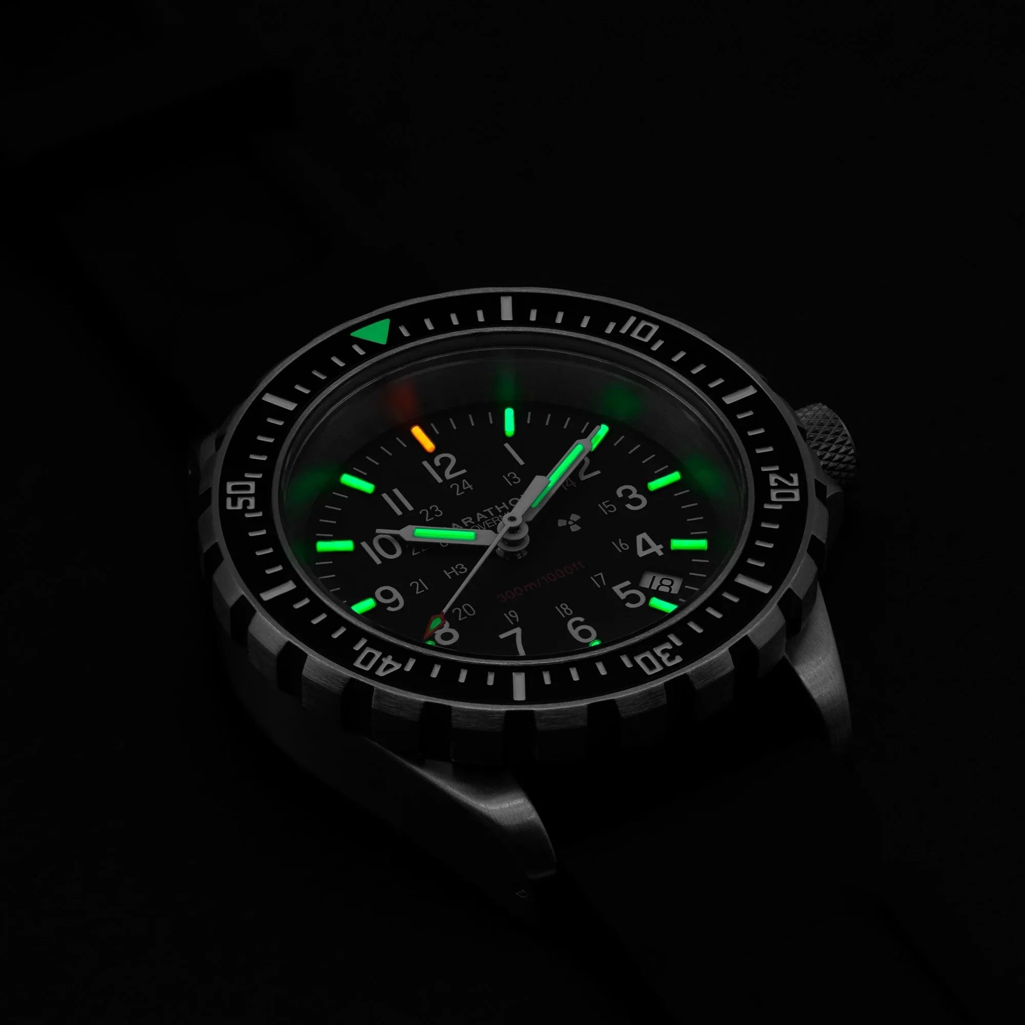 Marathon Large Diver's Quartz (TSAR) - 41mm US Government Marking Stainless Steel