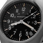 Marathon Re-Issue Stainless Steel GP Quartz with Date (GPQ) 39mm No Government Markings Stainless Steel WW194015SS-NGM