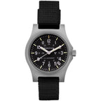 Marathon Re-Issue Stainless Steel GP Quartz with Date (GPQ) 39mm US Government Marking Stainless Steel WW194015SS