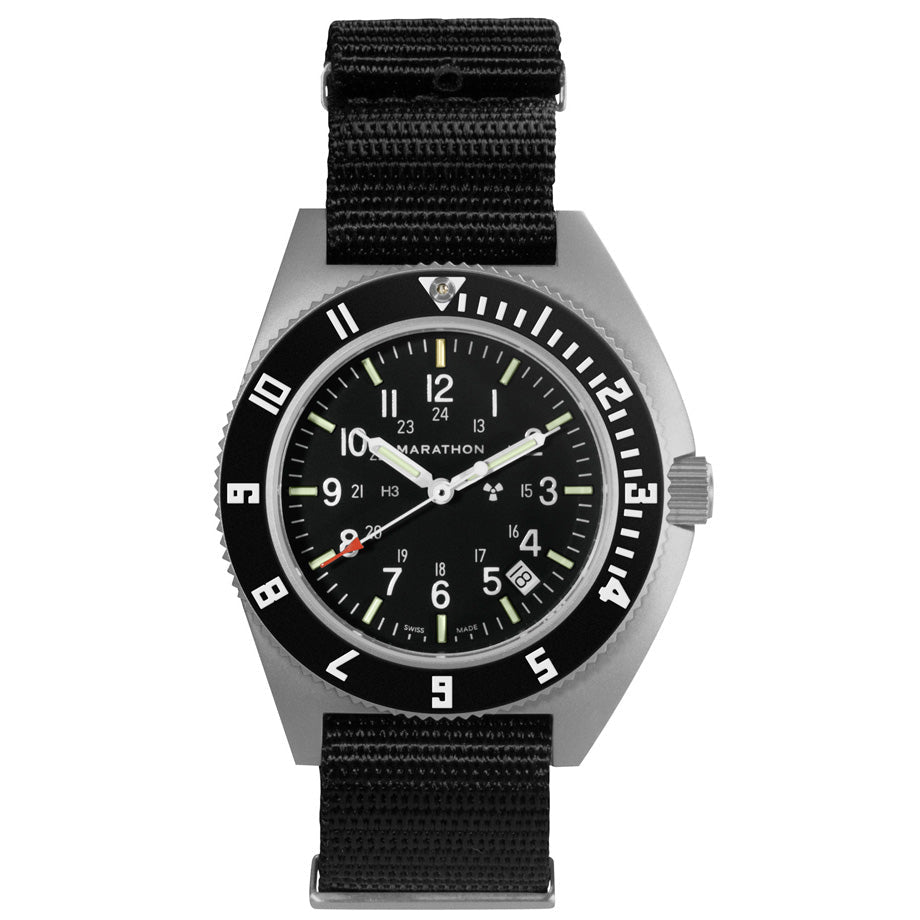 Marathon SSNAV-D Steel Navigator with Date - 41mm - No Government Markings Defstan Nylon