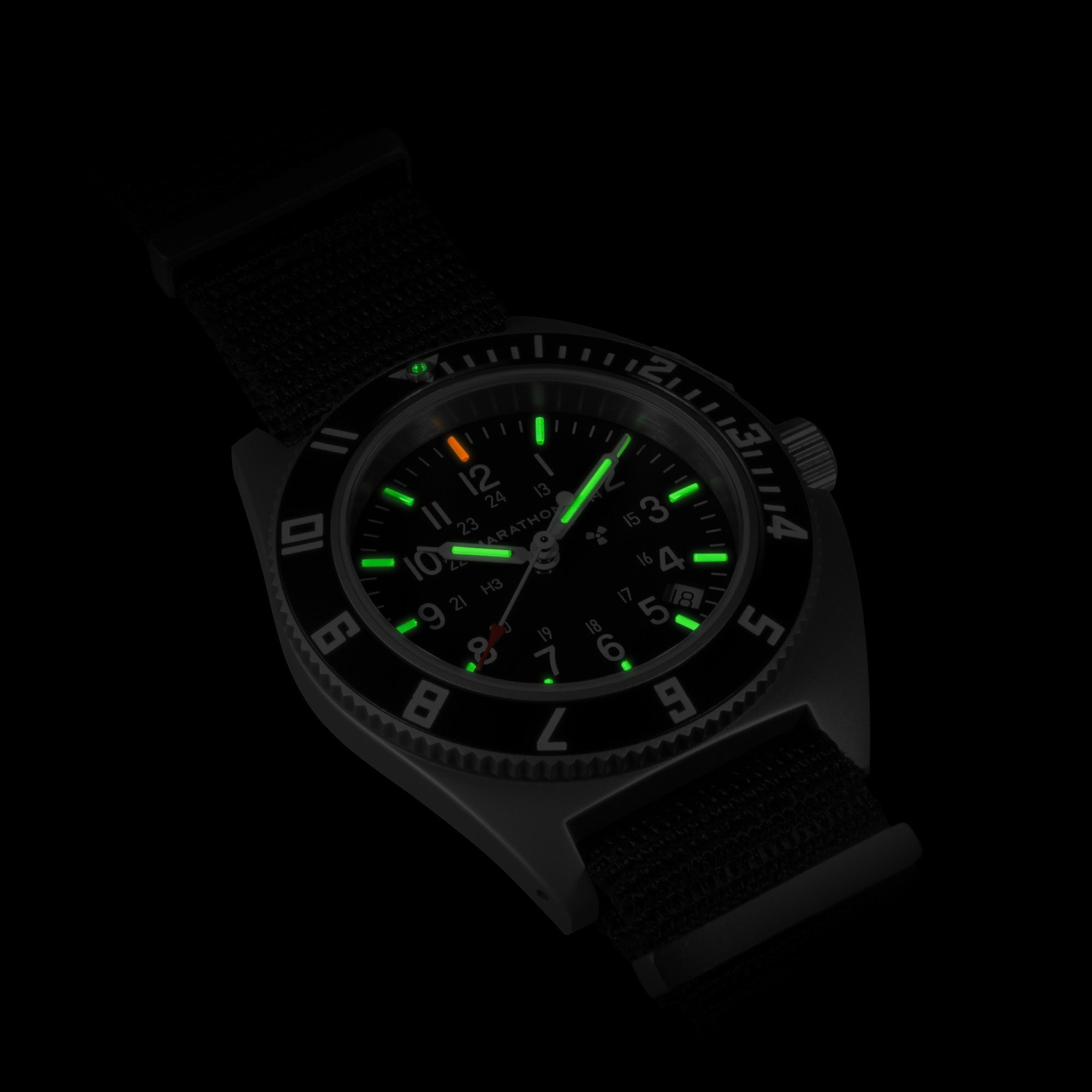 Marathon SSNAV-D Steel Navigator with Date - 41mm - No Government Markings Defstan Nylon