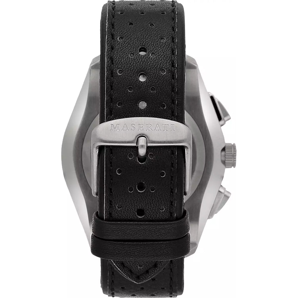 Maserati Men's Black Hybrid Smartwatch