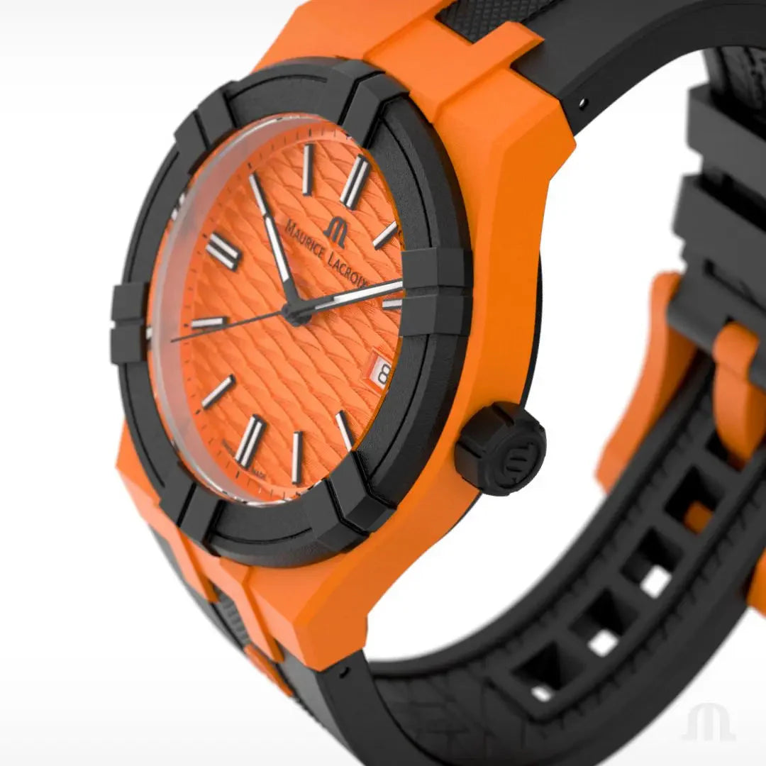 Maurice Lacroix AIKON #tide Orange Watch