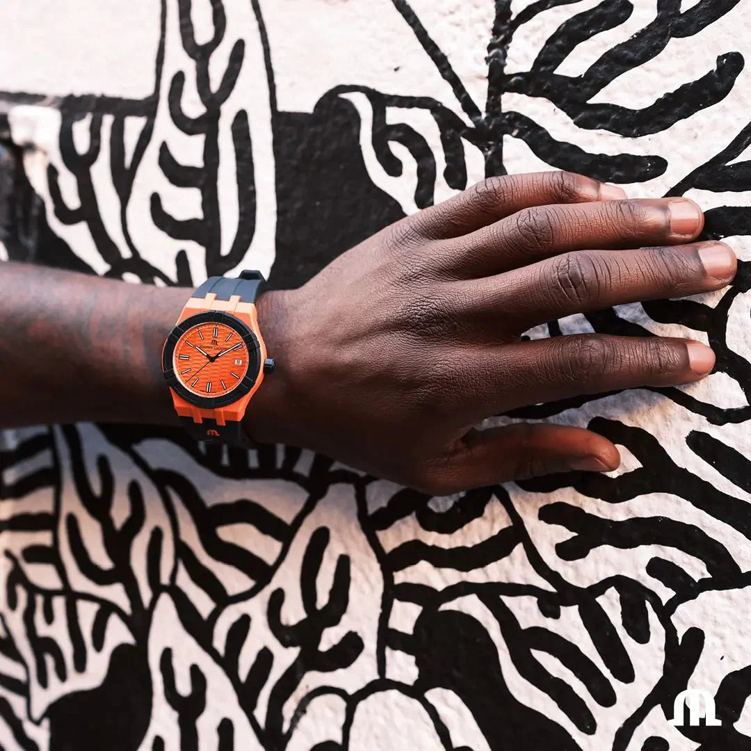Maurice Lacroix AIKON #tide Orange Watch