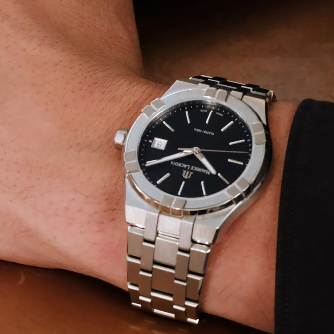 Maurice Lacroix Men's Black Aikon Quartz Watch