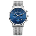 Maurice Lacroix Men's Blue Eliros Chronograph Mesh Watch