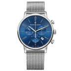 Maurice Lacroix Men's Blue Eliros Chronograph Mesh Watch