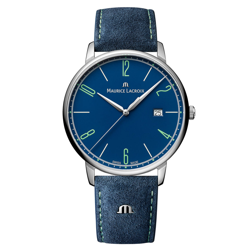 Maurice Lacroix Men's Blue Eliros Date Quartz  Watch