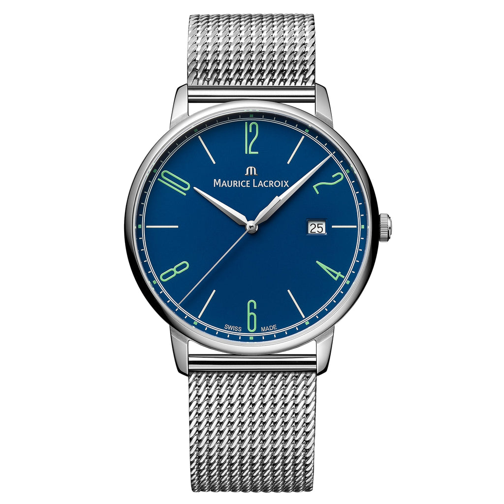 Maurice Lacroix Men's Blue Eliros Date Quartz  Watch