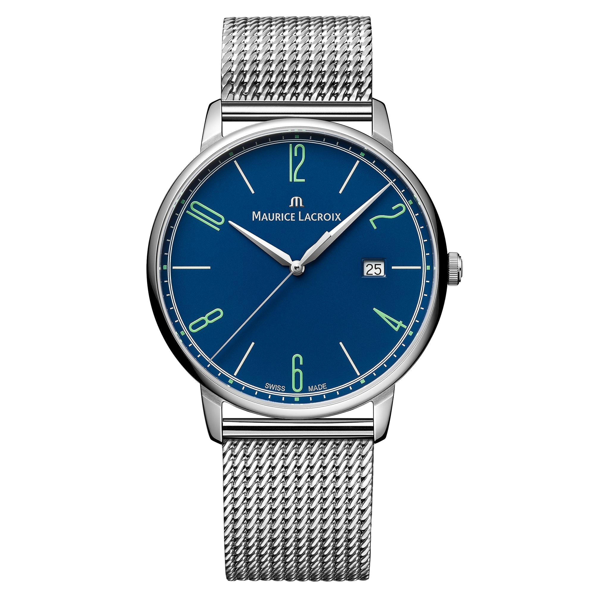 Maurice Lacroix Men's Blue Eliros Date Quartz  Watch