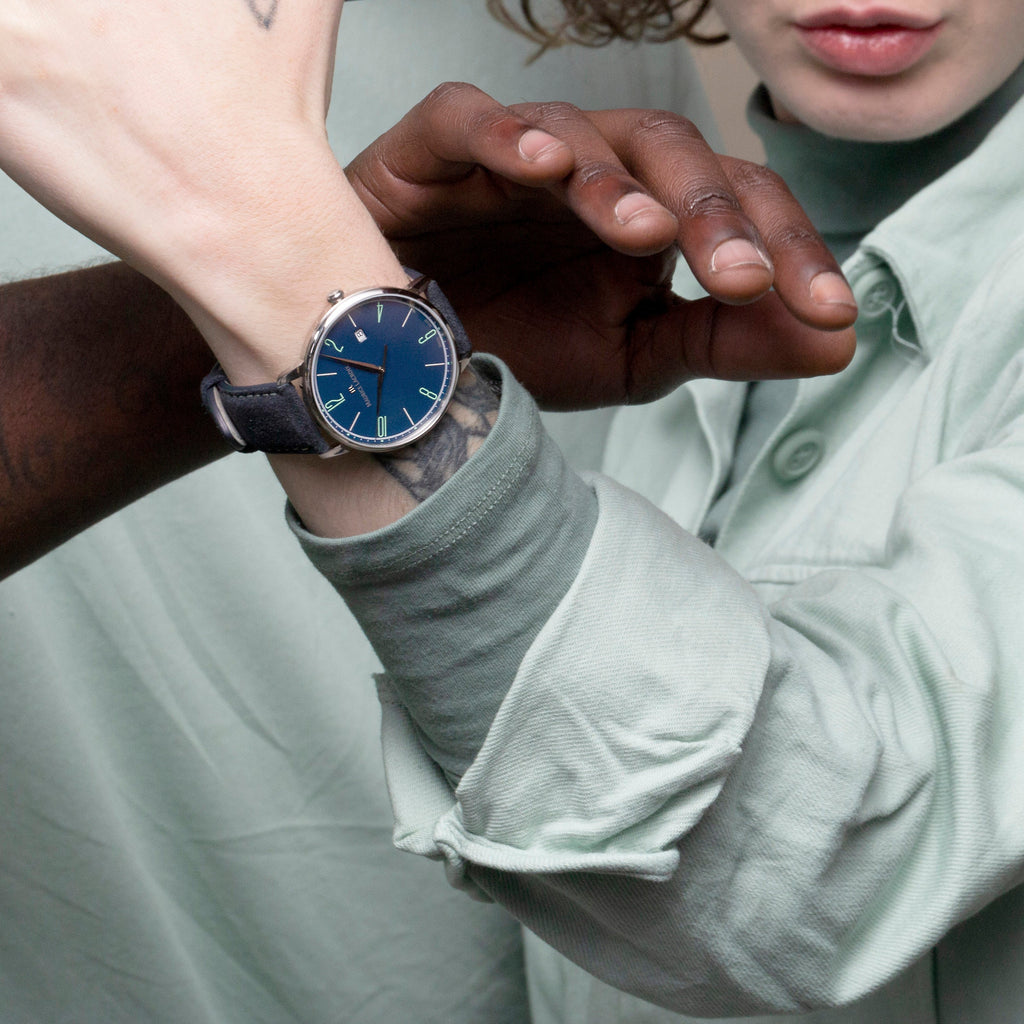 Maurice Lacroix Men's Blue Eliros Date Quartz  Watch