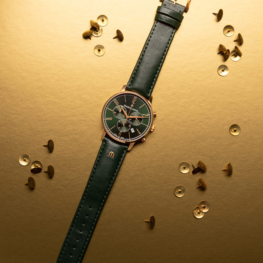 Maurice Lacroix Men's Green Eliros Chronograph  Watch