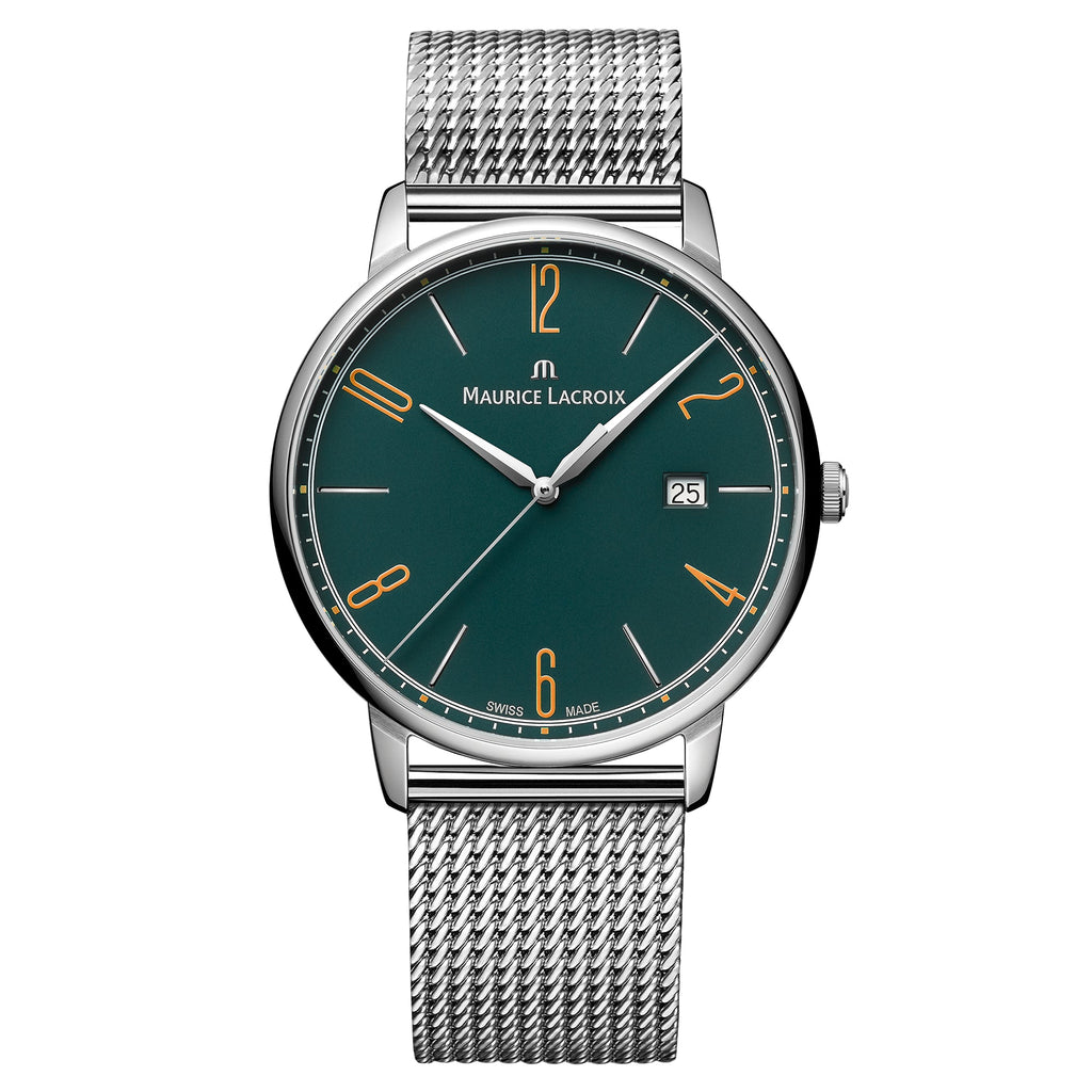 Maurice Lacroix Men's Green Eliros Date Quartz Watch