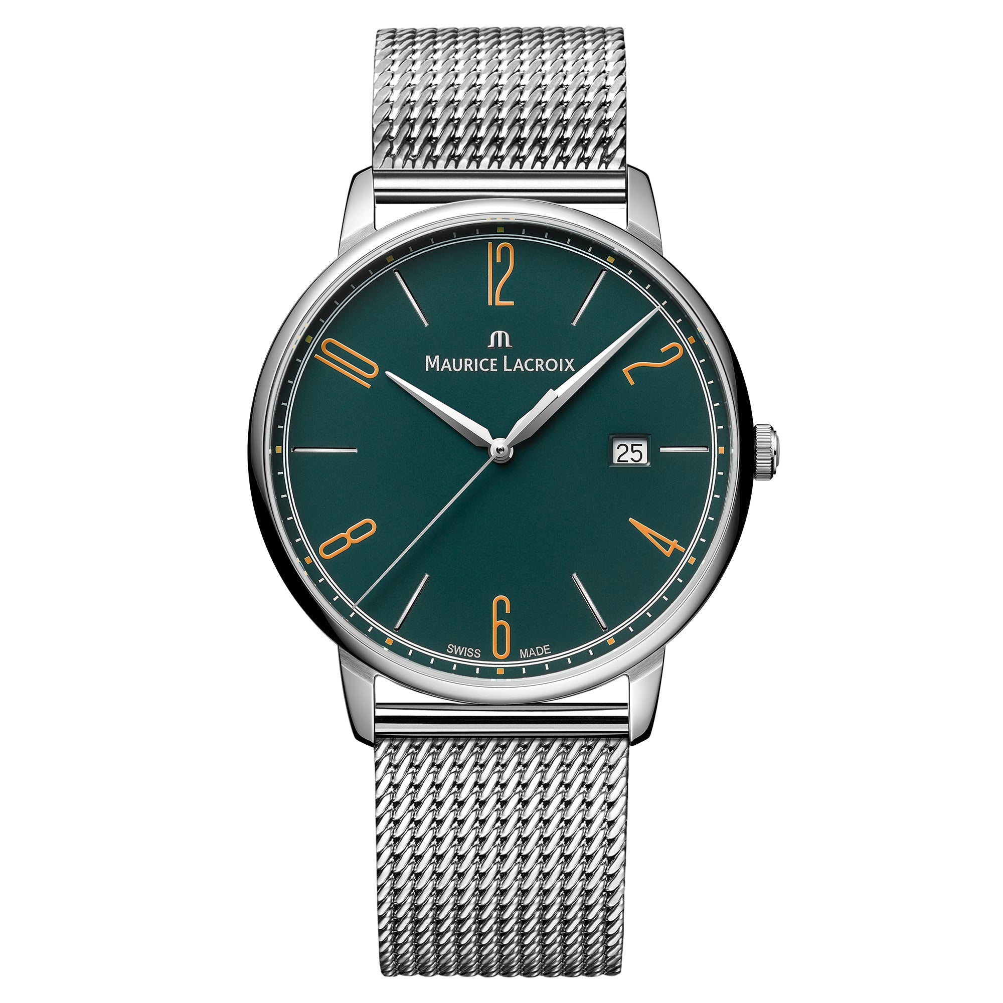 Maurice Lacroix Men's Green Eliros Date Quartz Watch
