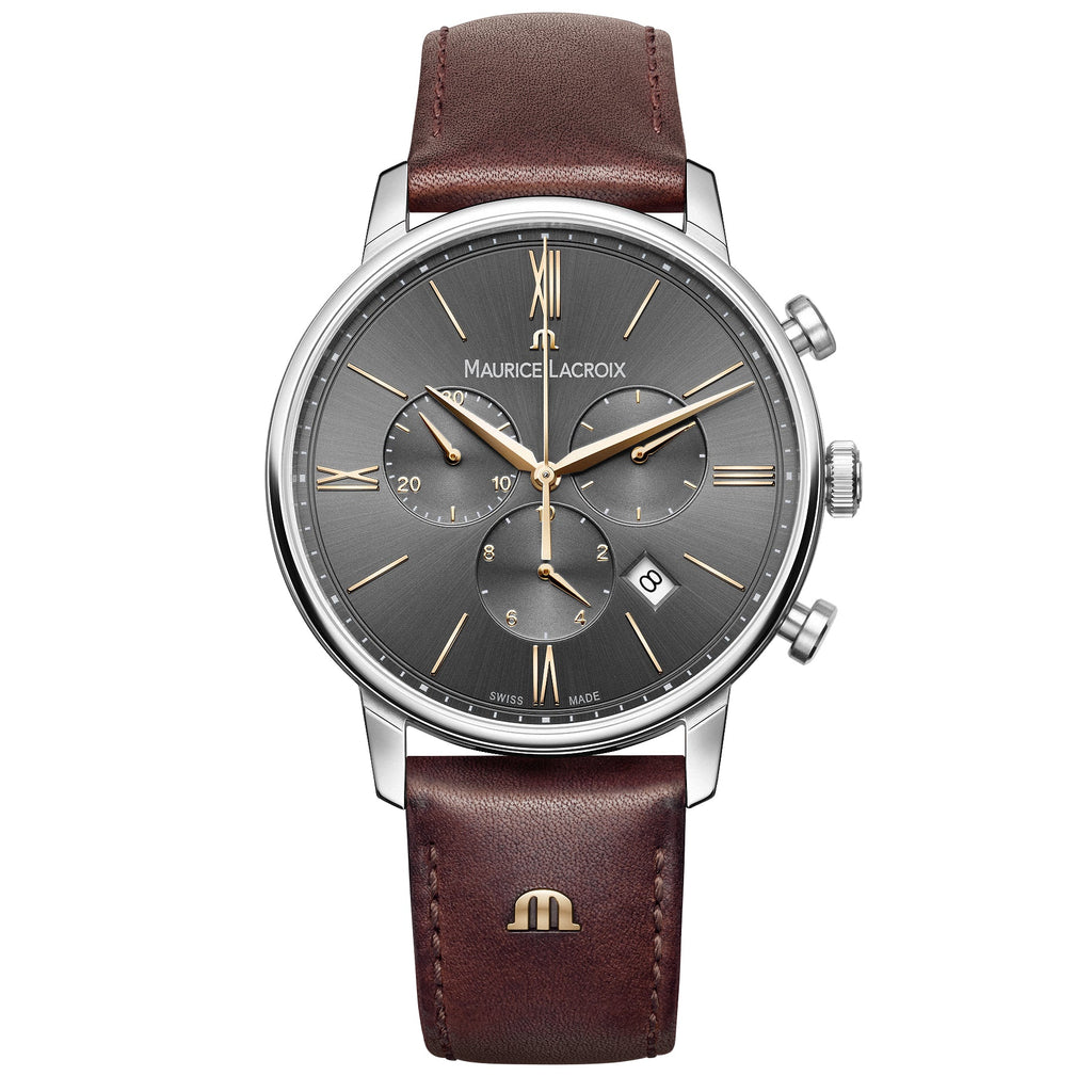 Maurice Lacroix Men's Grey Eliros Chronograph Watch