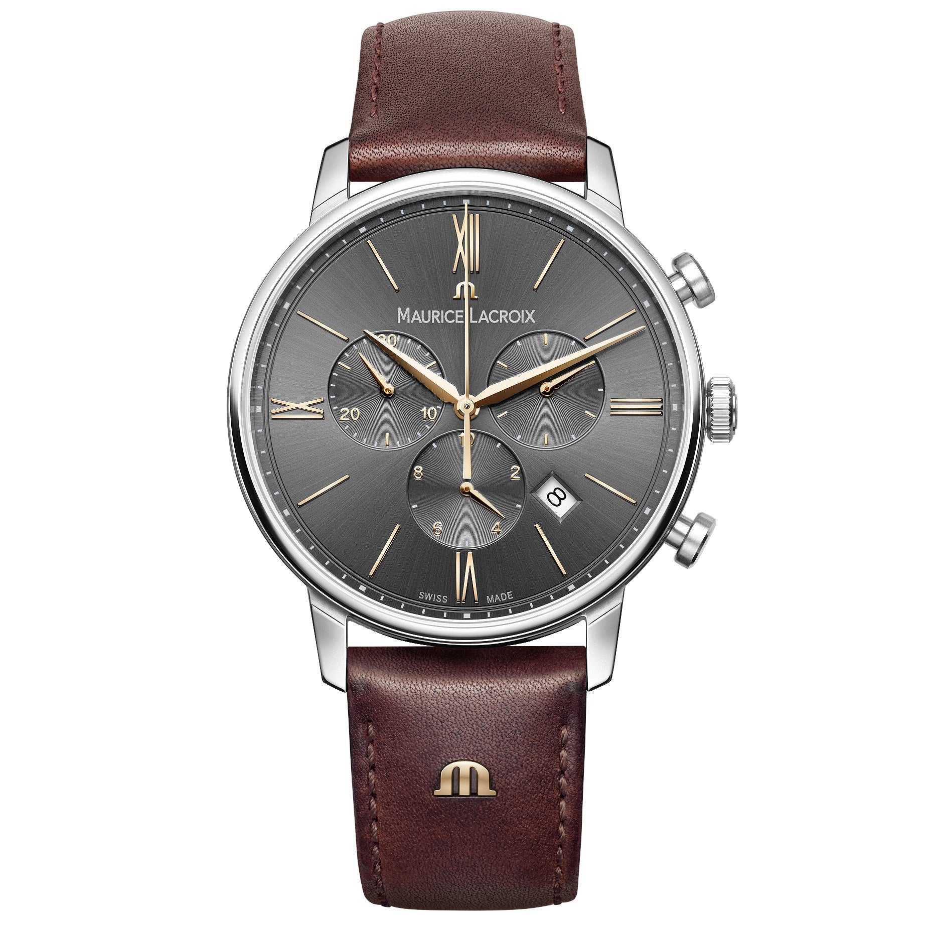 Maurice Lacroix Men's Grey Eliros Chronograph Watch