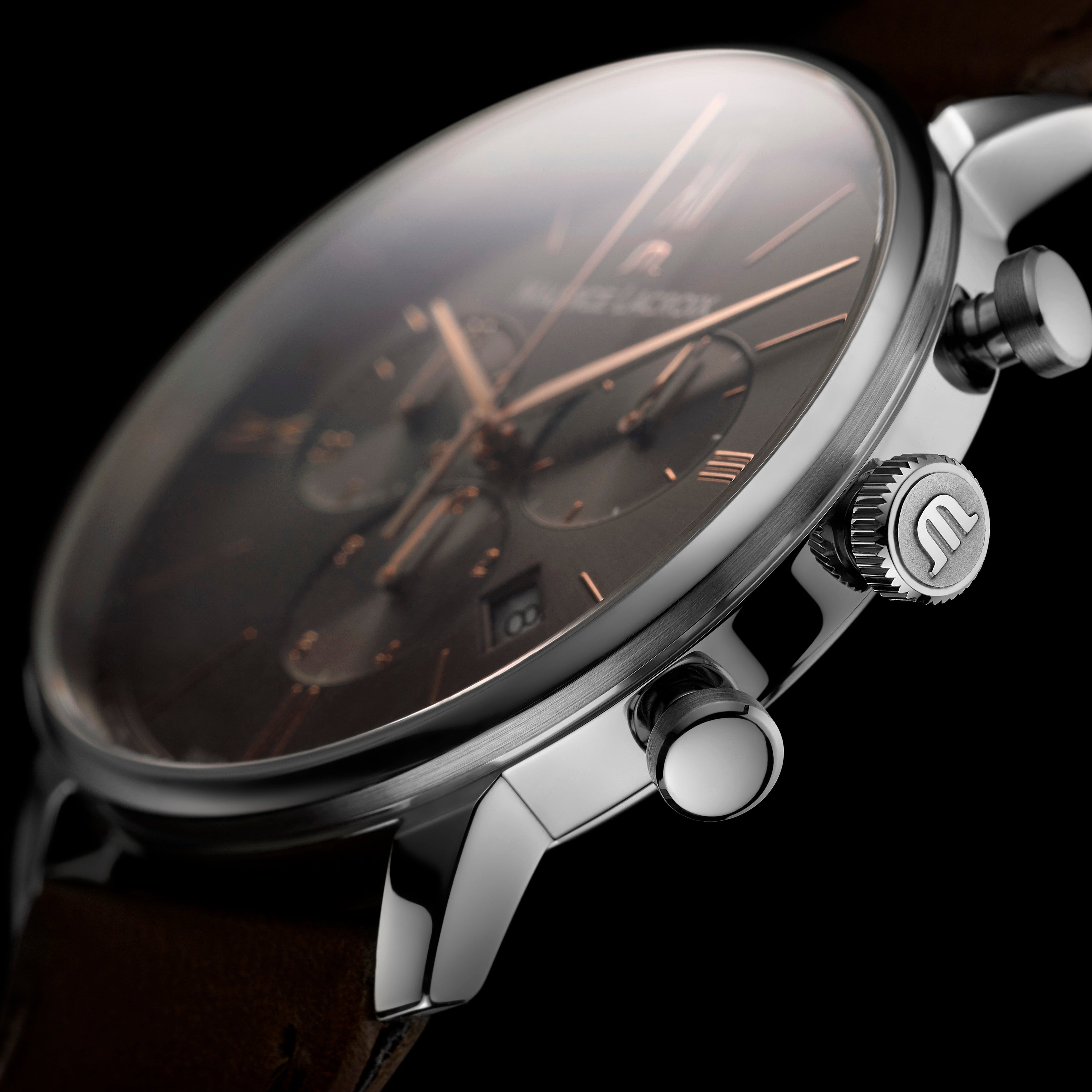 Maurice Lacroix Men's Grey Eliros Chronograph Watch