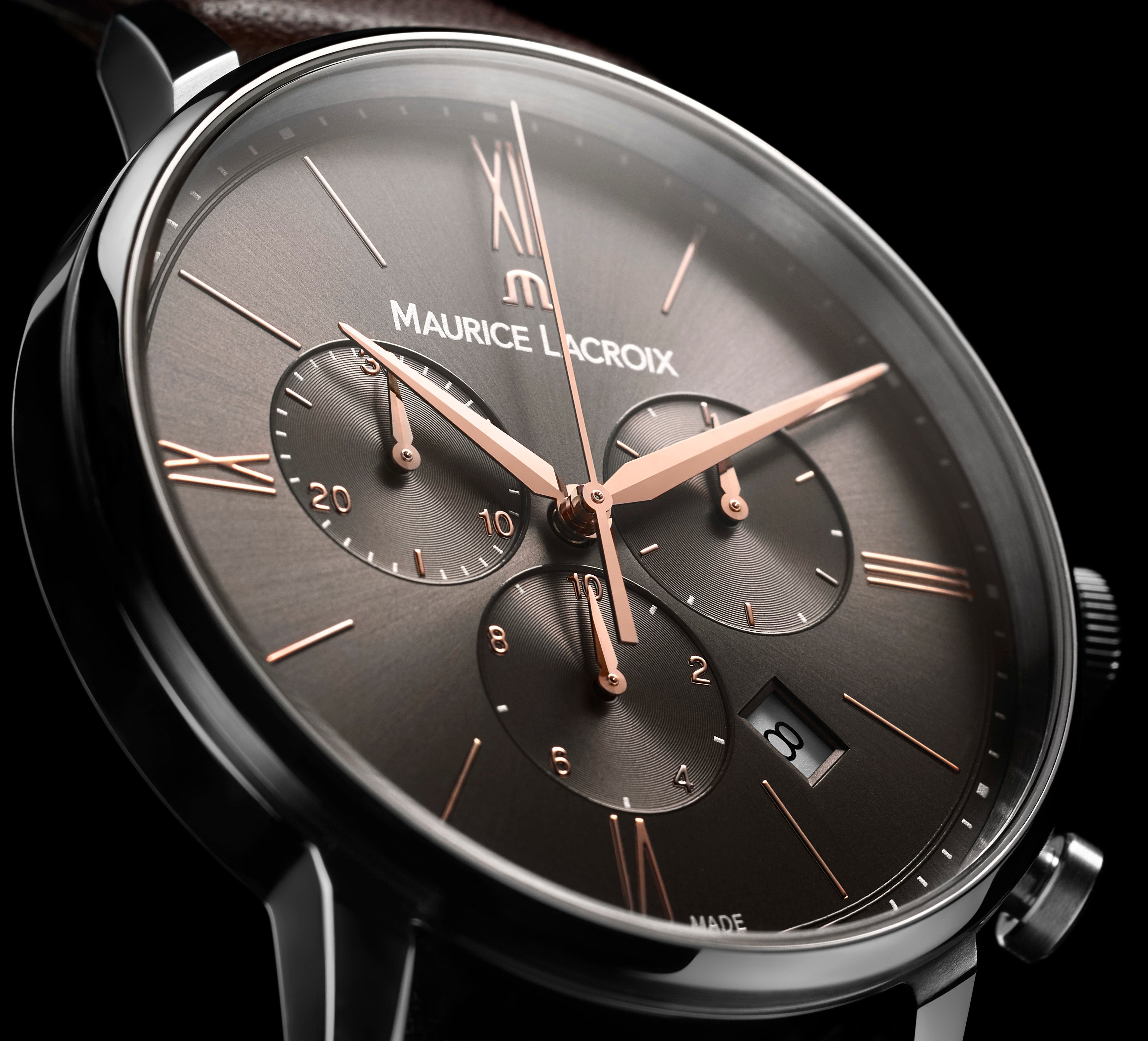 Maurice Lacroix Men's Grey Eliros Chronograph Watch