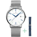 Maurice Lacroix Men's White Eliros Date Quartz Mesh Watch