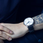 Maurice Lacroix Men's White Eliros Date Quartz Mesh Watch