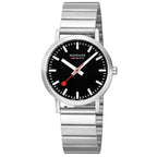 Mondaine Classic Unisex Black Watch