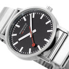 Mondaine Classic Unisex Black Watch