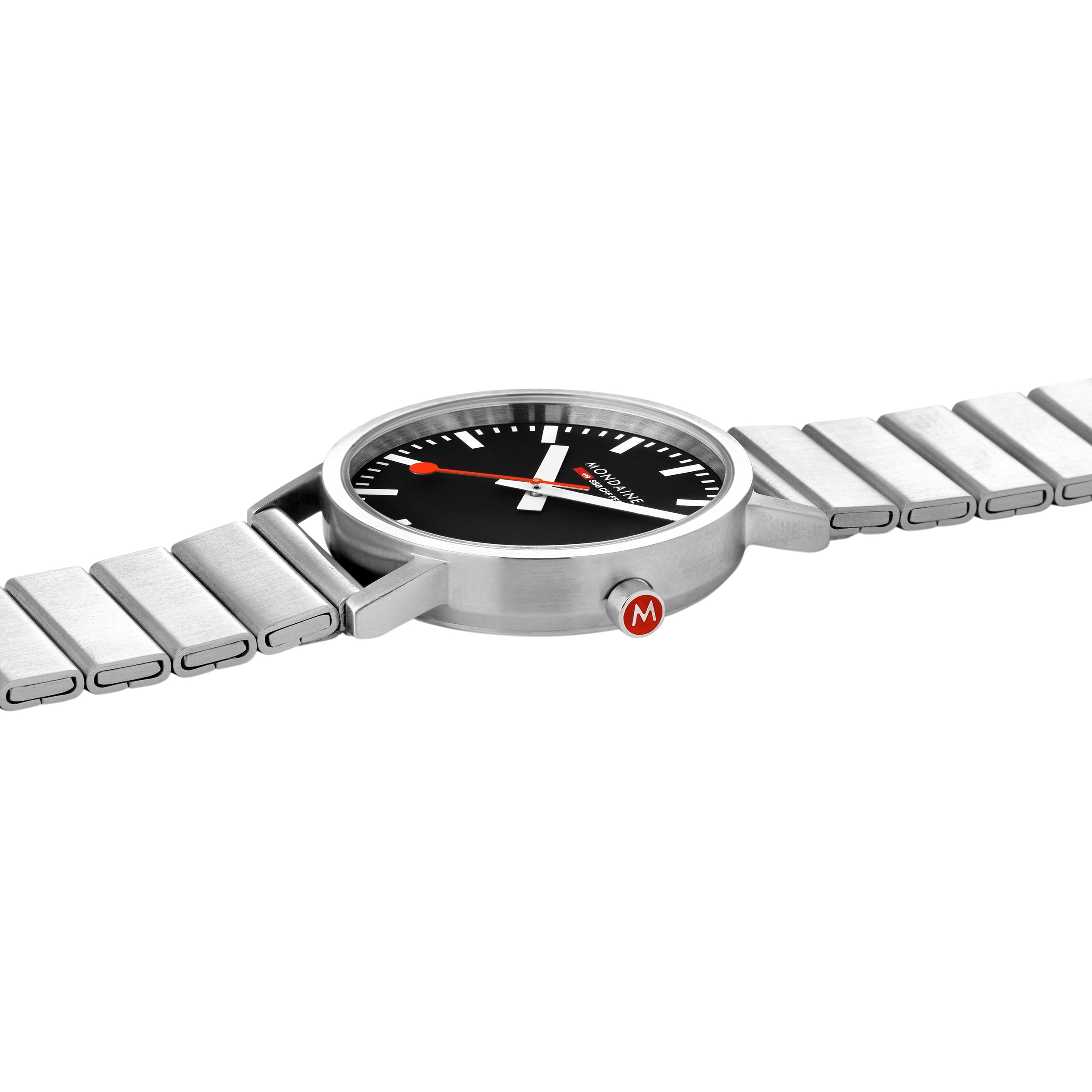 Mondaine Classic Unisex Black Watch