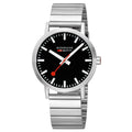 Mondaine Classic Unisex Black Watch