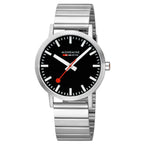 Mondaine Classic Unisex Black Watch