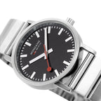 Mondaine Classic Unisex Black Watch
