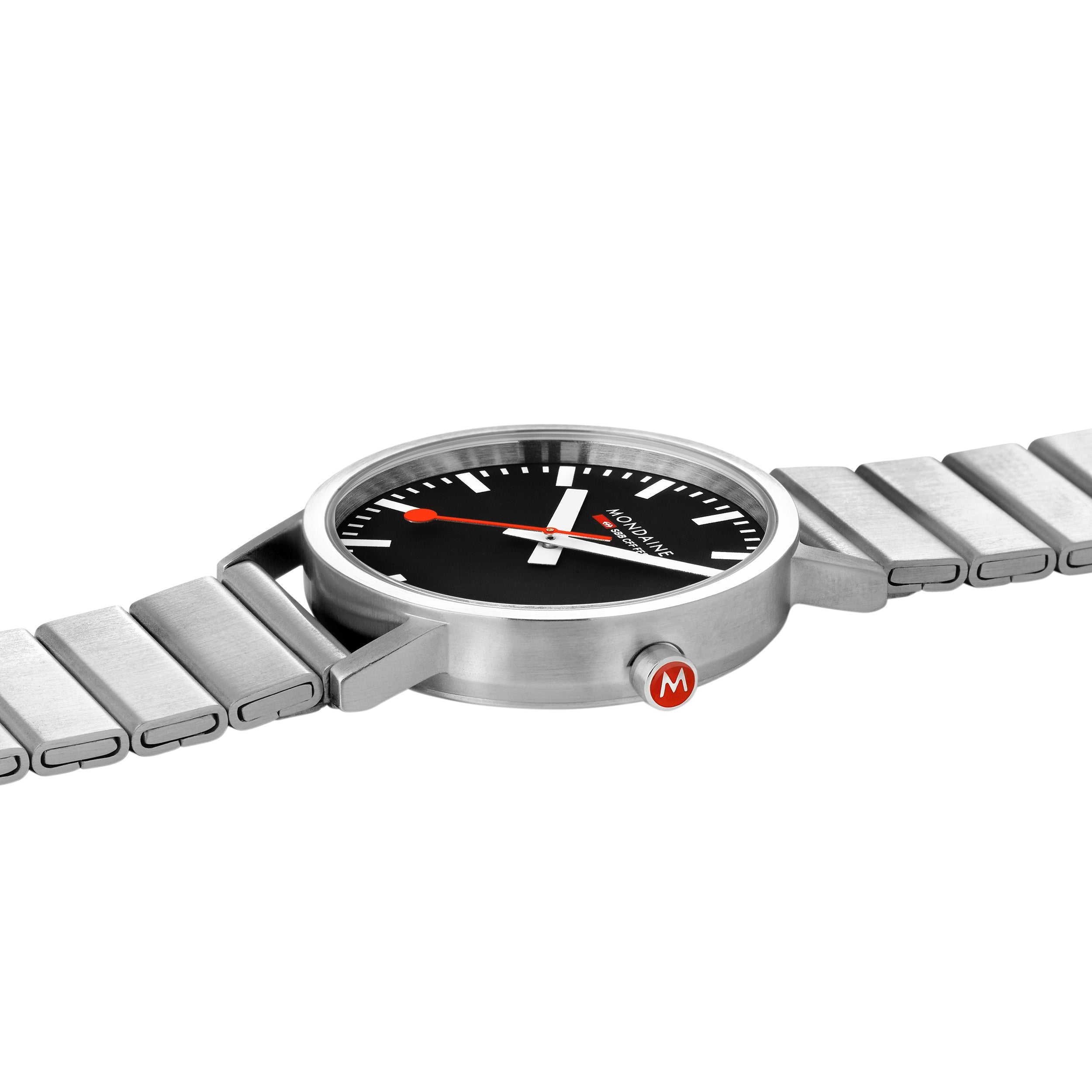 Mondaine Classic Unisex Black Watch
