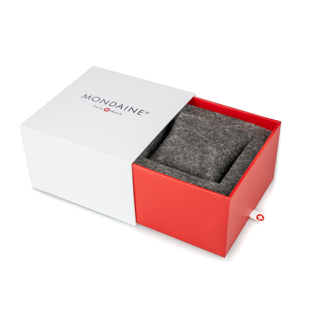 Mondaine Classic Unisex Black Watch
