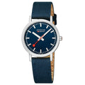 Mondaine Classic Unisex Blue Watch