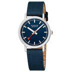 Mondaine Classic Unisex Blue Watch