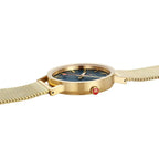 Mondaine Classic Unisex Gold Watch