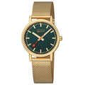 Mondaine Classic Unisex Gold Watch