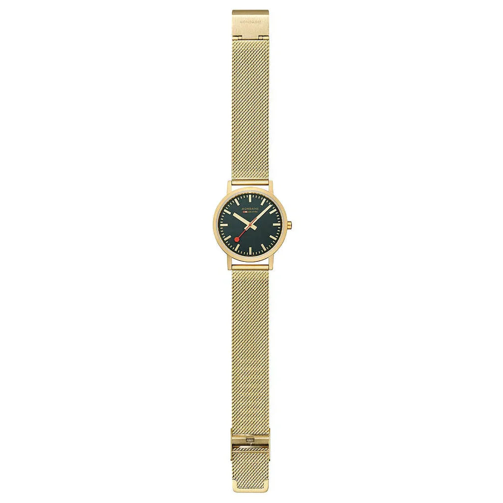 Mondaine Classic Unisex Gold Watch