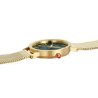 Mondaine Classic Unisex Gold Watch