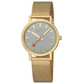 Mondaine Classic Unisex Gold Watch