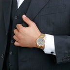 Mondaine Classic Unisex Gold Watch