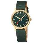 Mondaine Classic Unisex Green Watch