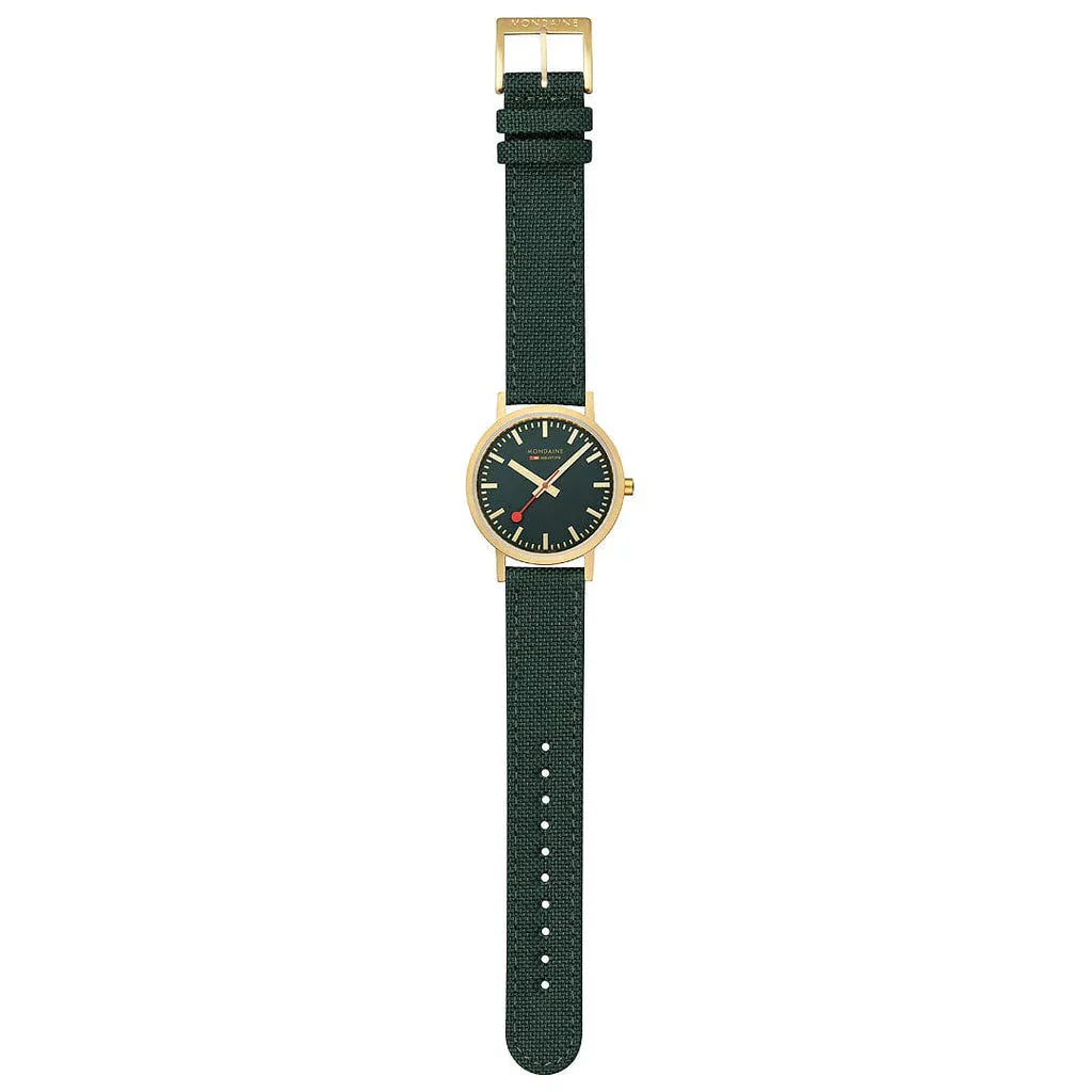 Mondaine Classic Unisex Green Watch