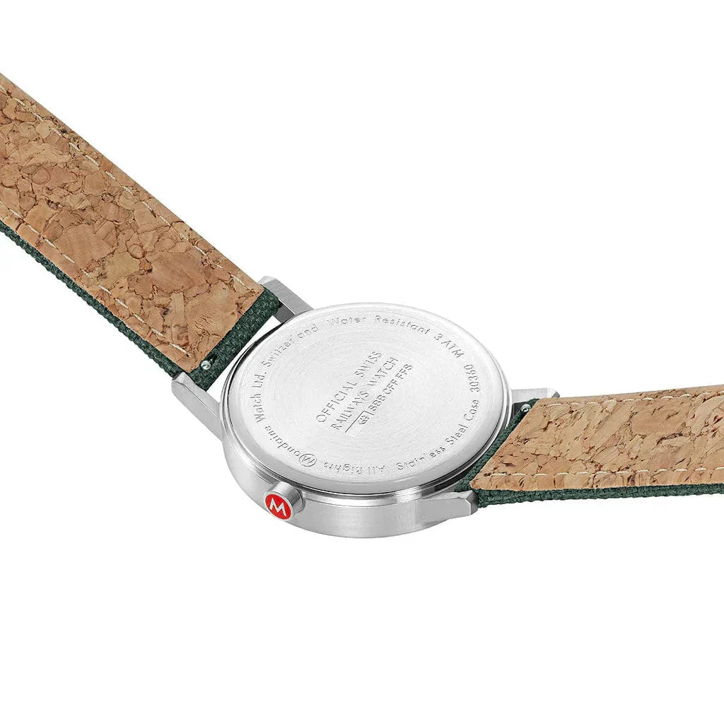 Mondaine Classic Unisex Green Watch
