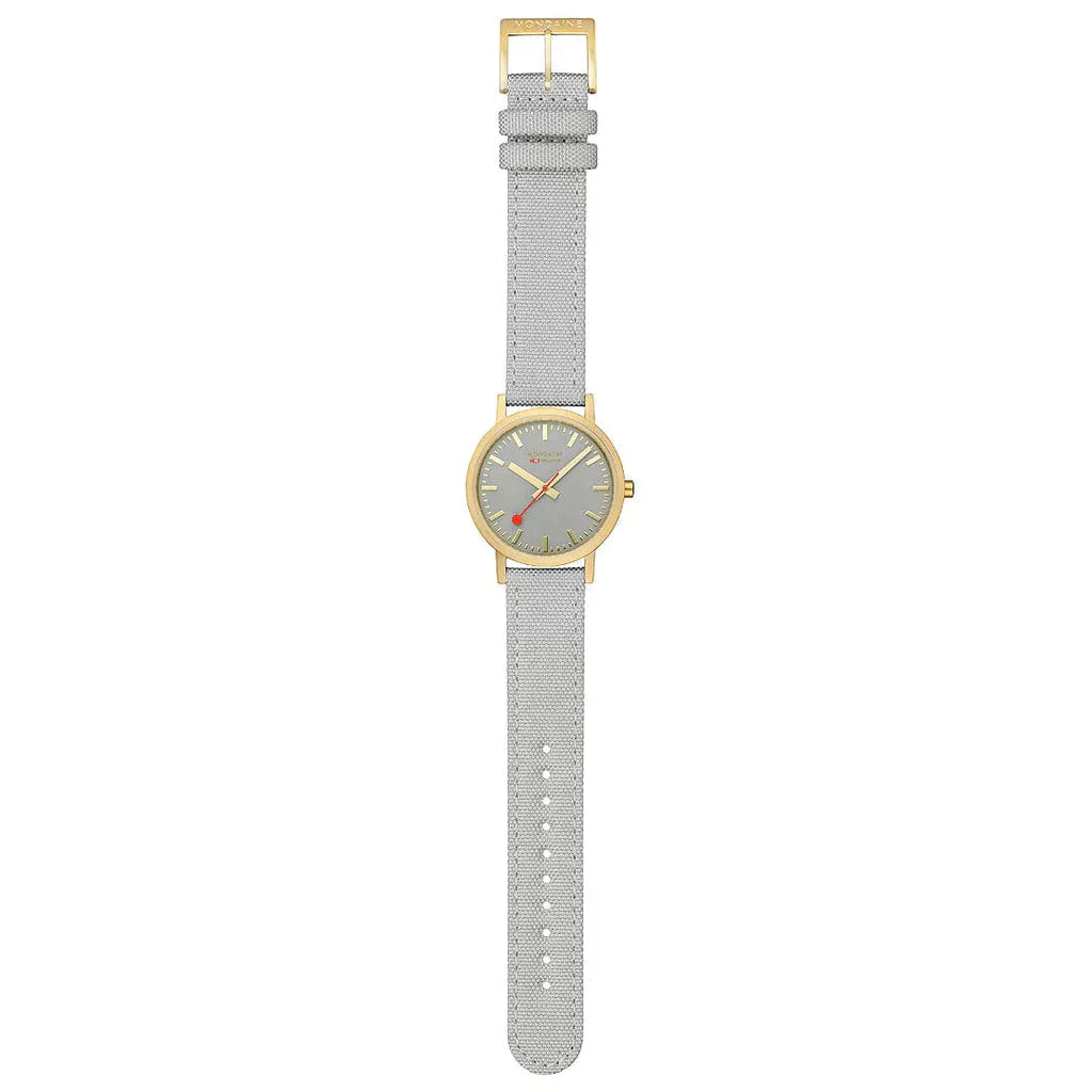 Mondaine Classic Unisex Grey Watch