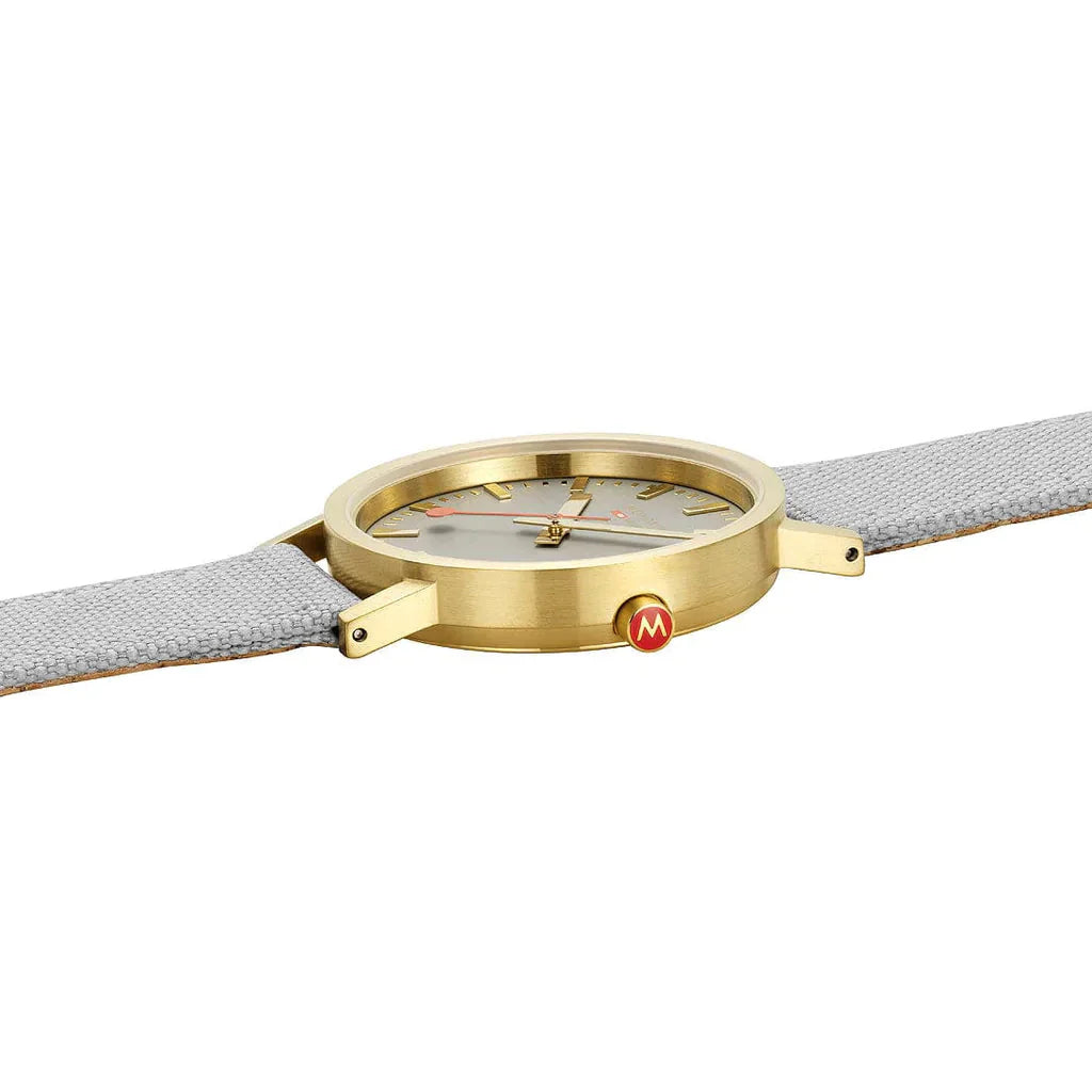 Mondaine Classic Unisex Grey Watch