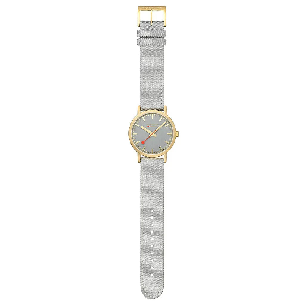 Mondaine Classic Unisex Grey Watch